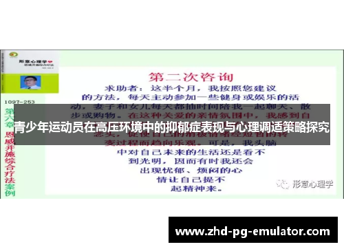 青少年运动员在高压环境中的抑郁症表现与心理调适策略探究 青少年运动员在高压环境中的抑郁症表现与心理调适策略探究